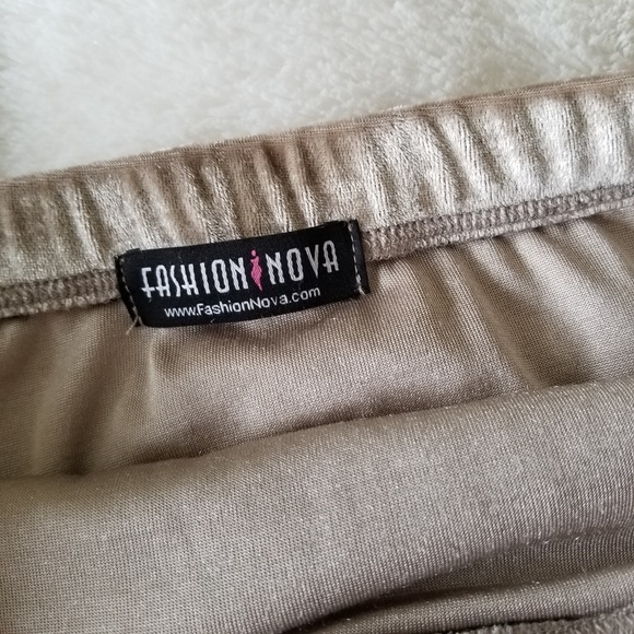 XS Champagne Velvet Mini Tube Dress NEW - Picture 4 of 4